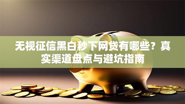 无视征信黑白秒下网贷有哪些？真实渠道盘点与避坑指南