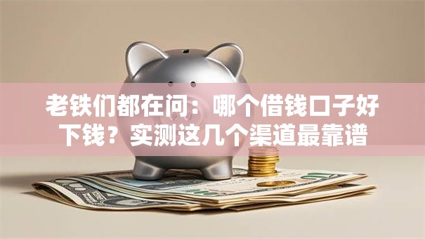 老铁们都在问：哪个借钱口子好下钱？实测这几个渠道最靠谱