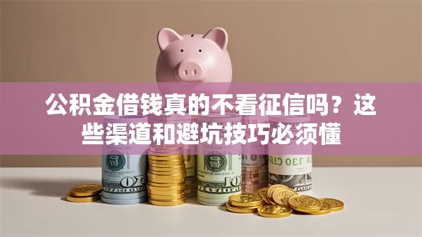 公积金借钱真的不看征信吗？这些渠道和避坑技巧必须懂