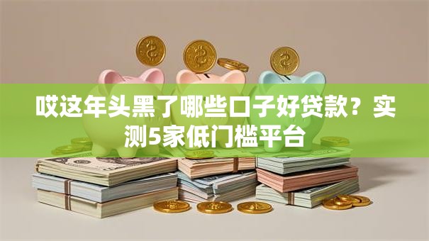 哎这年头黑了哪些口子好贷款？实测5家低门槛平台
