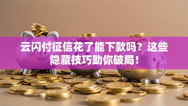 云闪付征信花了能下款吗？这些隐藏技巧助你破局！
