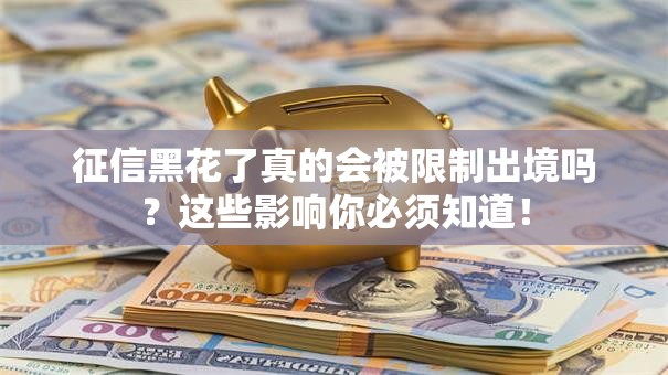 征信黑花了真的会被限制出境吗？这些影响你必须知道！