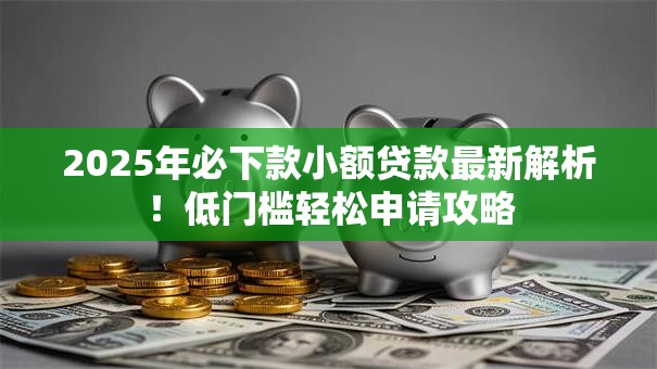 2025年必下款小额贷款最新解析！低门槛轻松申请攻略