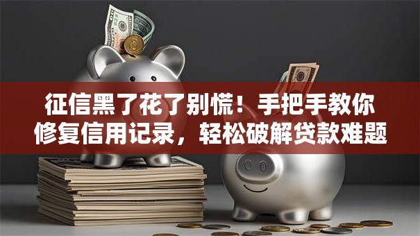 征信黑了花了别慌！手把手教你修复信用记录，轻松破解贷款难题
