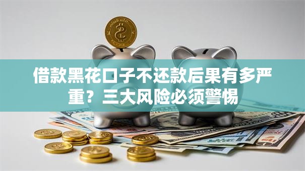 借款黑花口子不还款后果有多严重？三大风险必须警惕