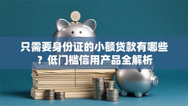 只需要身份证的小额贷款有哪些？低门槛信用产品全解析