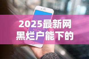 2025最新网黑烂户能下的口子有哪些？实测推荐这5个平台！