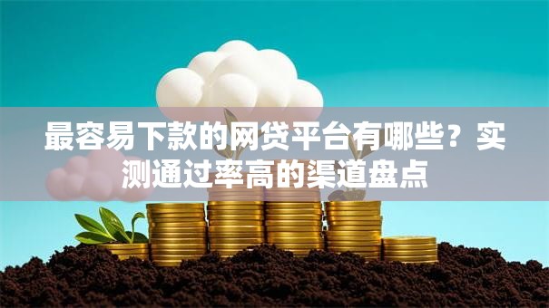 最容易下款的网贷平台有哪些？实测通过率高的渠道盘点