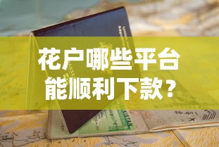 花户哪些平台能顺利下款？真实评测+避坑指南