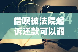 借呗被法院起诉还款可以调解吗？调解流程与注意事项解析