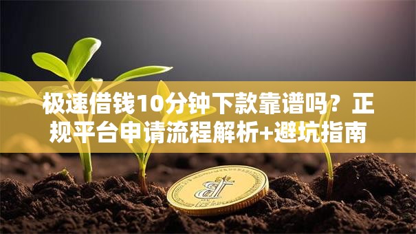 极速借钱10分钟下款靠谱吗?正规平台申请流程解析+避坑指南 极速借钱10分钟下款靠谱吗?正规平台申请流程解析+避坑指南