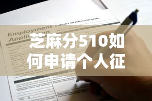 芝麻分510如何申请个人征信贷款？低分用户必看攻略