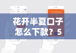 花开半夏口子怎么下款？5个技巧轻松搞定申请流程