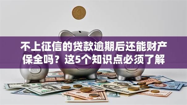不上征信的贷款逾期后还能财产保全吗？这5个知识点必须了解