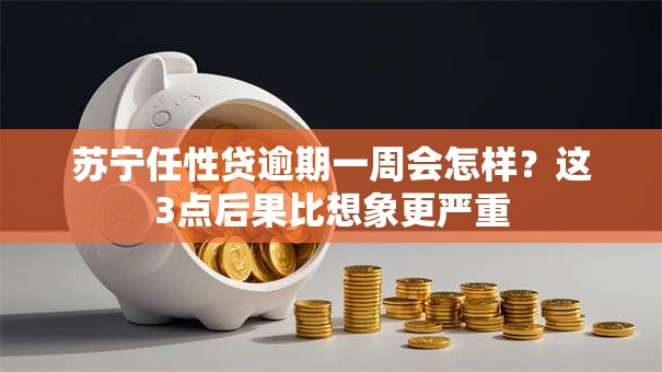 苏宁任性贷逾期一周会怎样？这3点后果比想象更严重