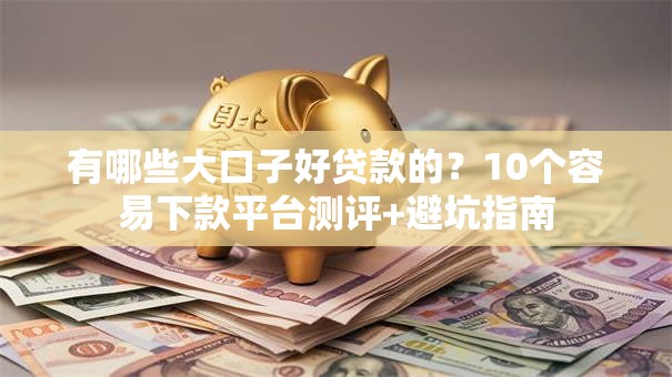 有哪些大口子好贷款的？10个容易下款平台测评+避坑指南