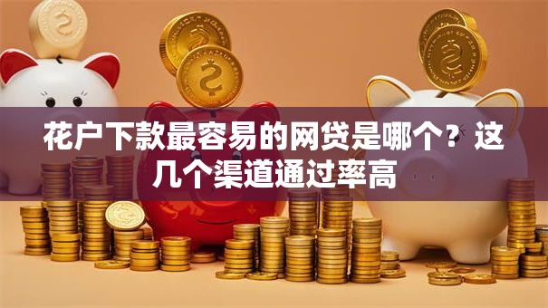 花户下款最容易的网贷是哪个？这几个渠道通过率高