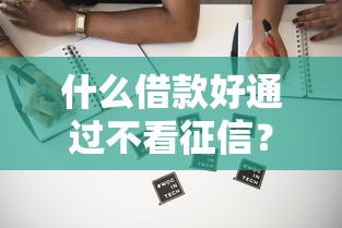 什么借款好通过不看征信？这五类渠道真实评测