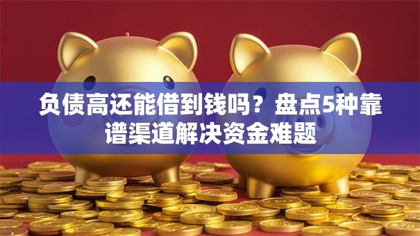负债高还能借到钱吗？盘点5种靠谱渠道解决资金难题