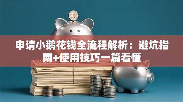 申请小鹅花钱全流程解析：避坑指南+使用技巧一篇看懂