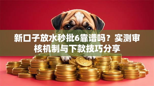 新口子放水秒批6靠谱吗？实测审核机制与下款技巧分享