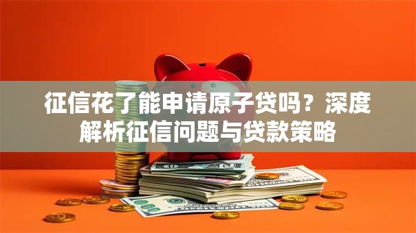 征信花了能申请原子贷吗？深度解析征信问题与贷款策略