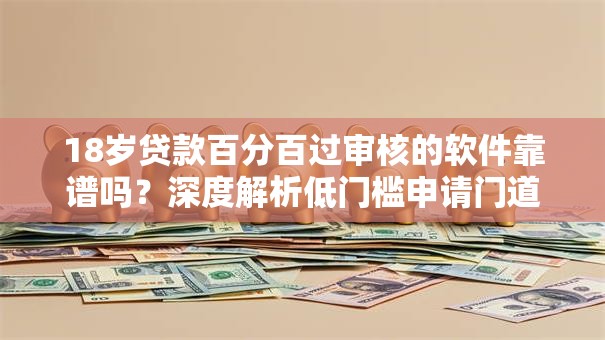 18岁贷款百分百过审核的软件靠谱吗？深度解析低门槛申请门道