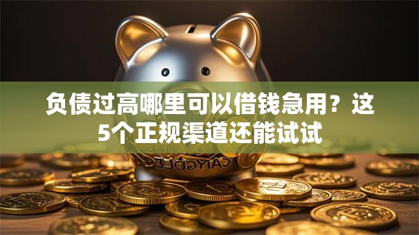 负债过高哪里可以借钱急用？这5个正规渠道还能试试