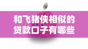 和飞猪侠相似的贷款口子有哪些？这些靠谱平台值得一试！