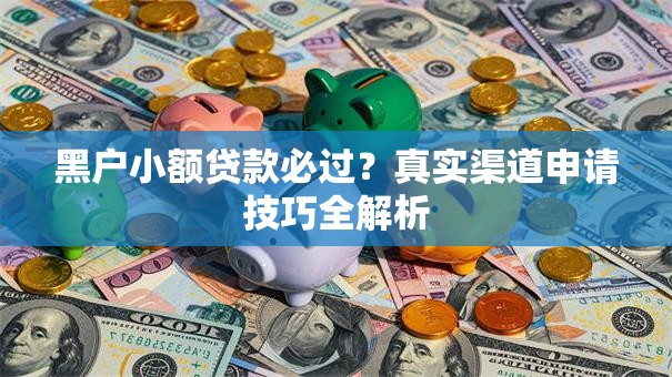 黑户小额贷款必过？真实渠道申请技巧全解析