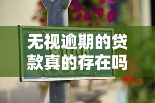 无视逾期的贷款真的存在吗？老司机带你避坑选对方案