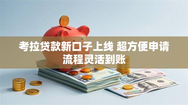 考拉贷款新口子上线 超方便申请流程灵活到账