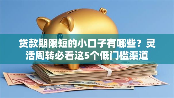 贷款期限短的小口子有哪些？灵活周转必看这5个低门槛渠道