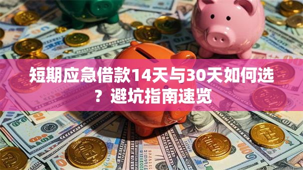 短期应急借款14天与30天如何选？避坑指南速览