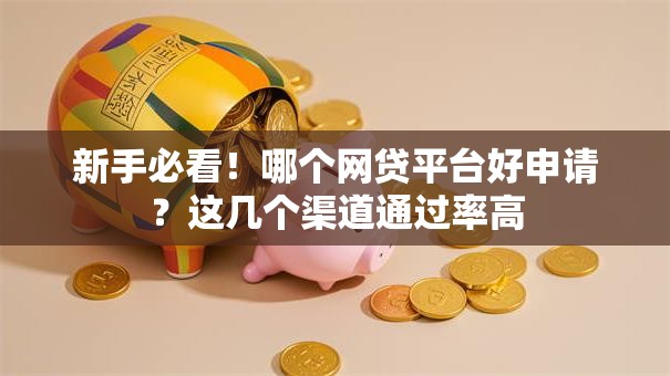 新手必看！哪个网贷平台好申请？这几个渠道通过率高