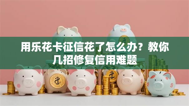 用乐花卡征信花了怎么办？教你几招修复信用难题