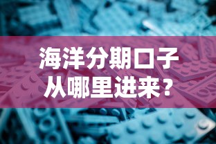 海洋分期口子从哪里进来？正规申请渠道深度解析