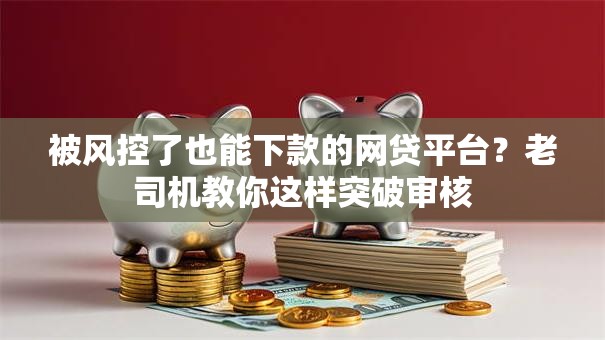 被风控了也能下款的网贷平台？老司机教你这样突破审核