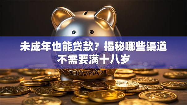 未成年也能贷款？揭秘哪些渠道不需要满十八岁