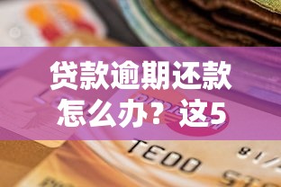 贷款逾期还款怎么办？这5个应对方法帮你化解危机