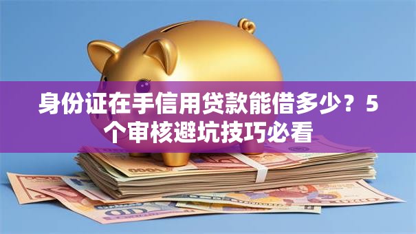 身份证在手信用贷款能借多少？5个审核避坑技巧必看