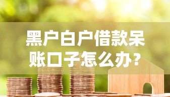 黑户白户借款呆账口子怎么办？教你三招解决难题！