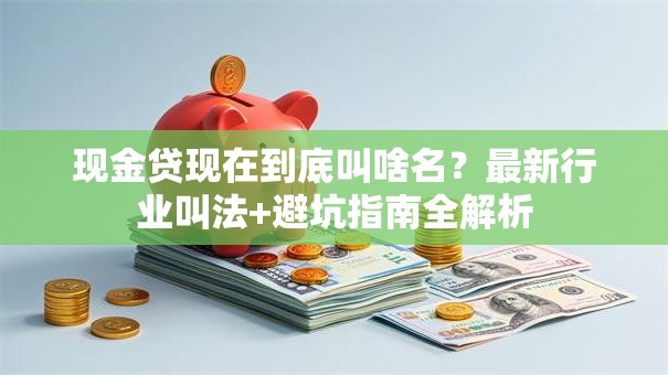 现金贷现在到底叫啥名？最新行业叫法+避坑指南全解析