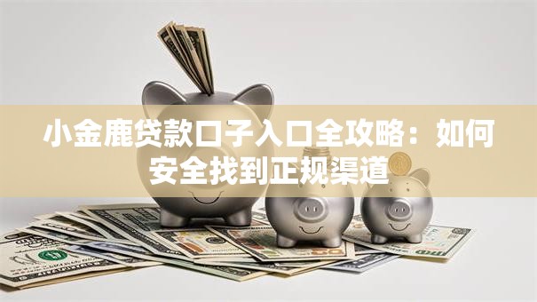 小金鹿贷款口子入口全攻略：如何安全找到正规渠道