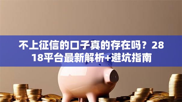 不上征信的口子真的存在吗？2818平台最新解析+避坑指南