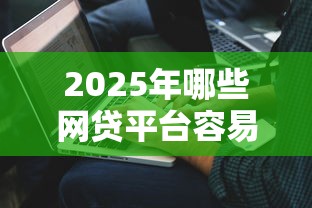 2025年哪些网贷平台容易通过？这5家资质要求低又靠谱！