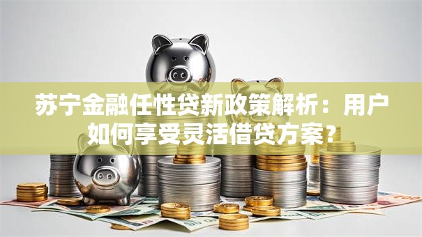 苏宁金融任性贷新政策解析：用户如何享受灵活借贷方案？