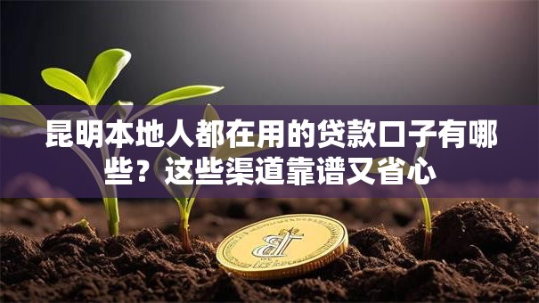 昆明本地人都在用的贷款口子有哪些？这些渠道靠谱又省心
