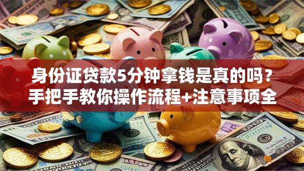 身份证贷款5分钟拿钱是真的吗？手把手教你操作流程+注意事项全解析！