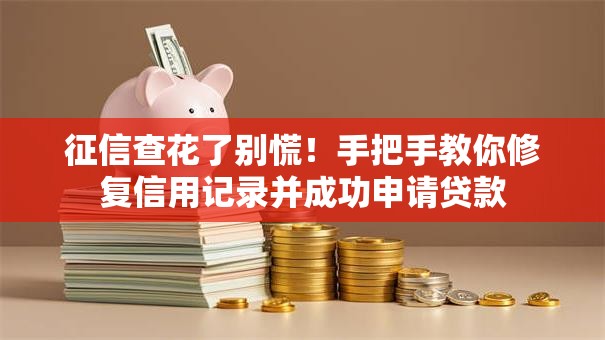 征信查花了别慌！手把手教你修复信用记录并成功申请贷款